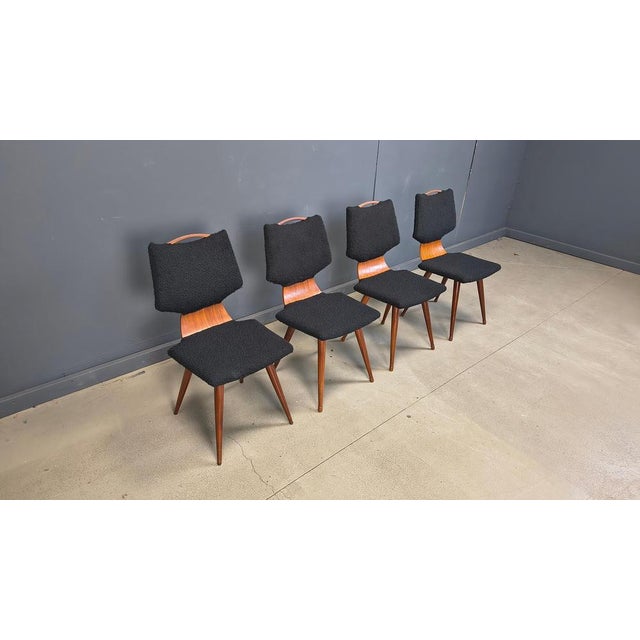 Mid-Century Scandinavian Dining Chairs, 1960s, Set of 4 For Sale - Image 9 of 14