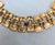 Vintage 1990 Signed Napier Goldtone Swarovski Crystals Wide Collar Necklace For Sale - Image 13 of 15