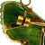 Vintage Carved Jade Butterfly Brooches in 14k Gold With Ruby Accents – Pair For Sale - Image 10 of 14