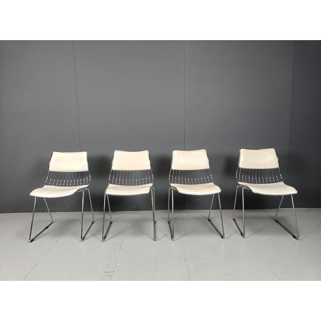 Rudi Verelst Dining Chairs by Rudi Verelst for Novalux, 1970s, Set of 4 For Sale - Image 4 of 12