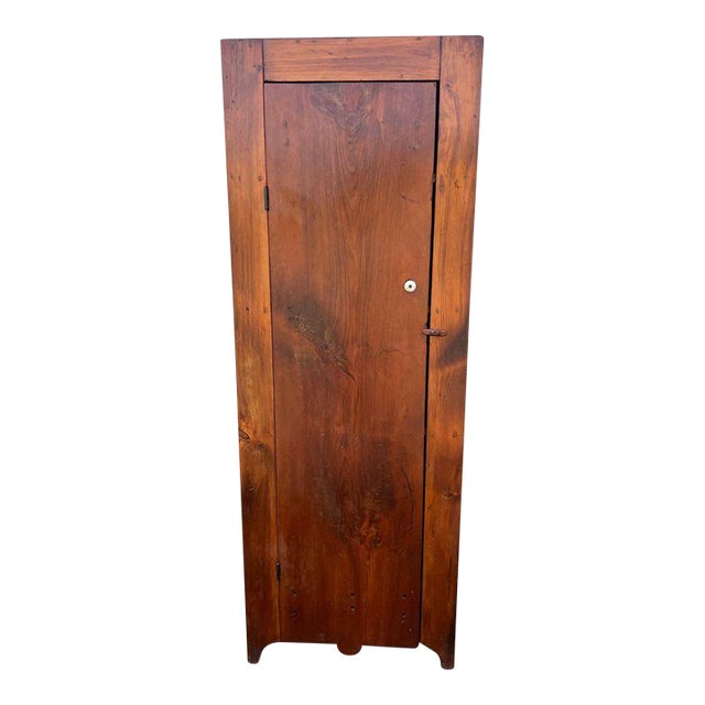 Antique Yellow Pine Corner Cabinet. 19th Century. For Sale