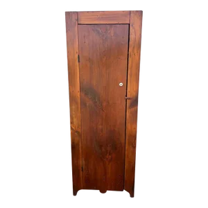 Antique Yellow Pine Corner Cabinet. 19th Century.
