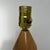 Lightolier Vintage Red Lightolier Wood Pencil Lamp For Sale - Image 4 of 11