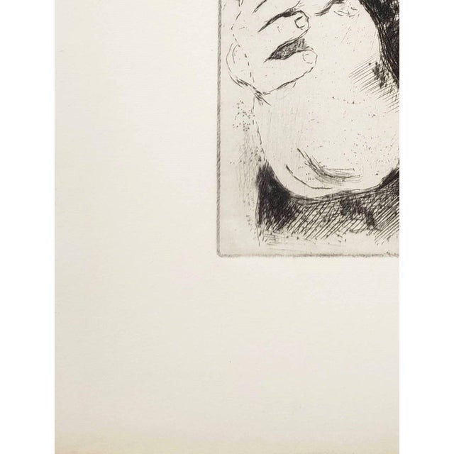 Marc Chagall, Le Sept Péchés Capitaux, 1925, Etching, in Flawless conditions. Designed 1920 to 1949