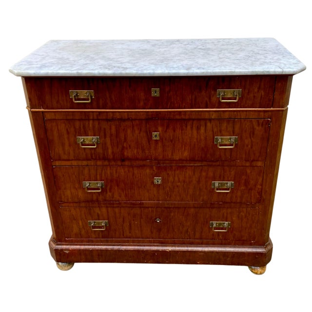 Wood Vintage Nautical Chest of Drawers, 1960s For Sale - Image 7 of 7