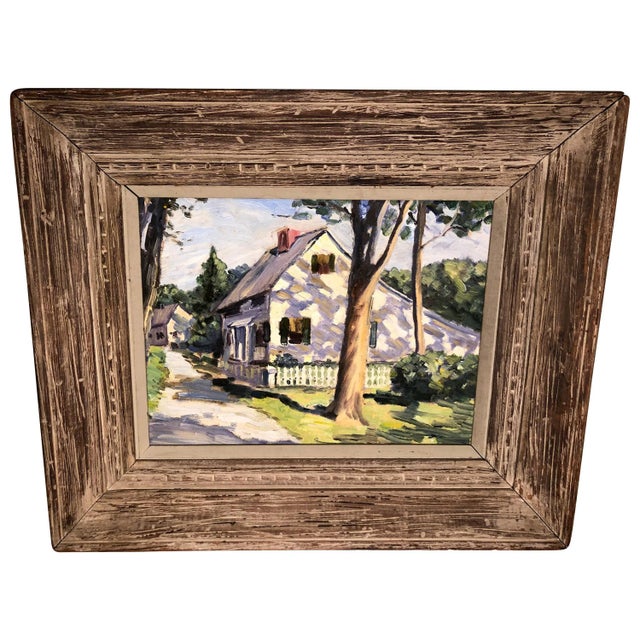 New England Summer Home Painting For Sale - Image 13 of 13