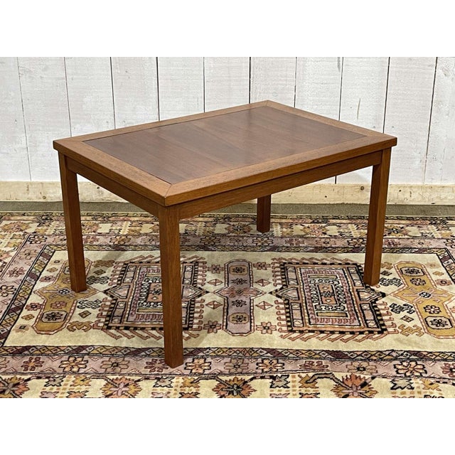 Teak and Cherry Wood Coffee Table, 1970s For Sale - Image 10 of 10