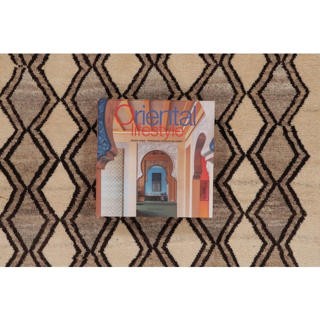 Vintage Persian Gabbeh Rug in Beige With Geometric Patterns - Rug & Kilim For Sale - Image 10 of 10