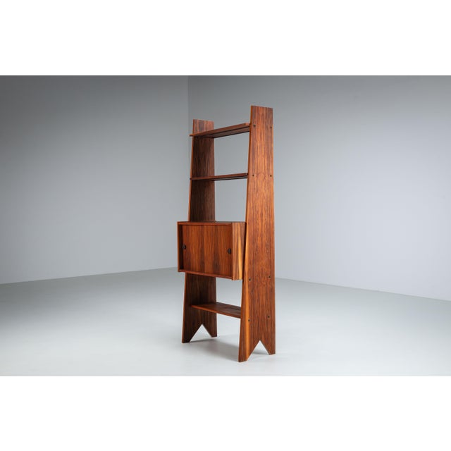1960s Italian Bookcase with Shelves and Storage, 1960s For Sale - Image 5 of 18