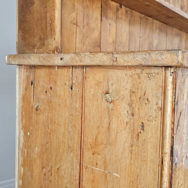 Antique English Pine Kitchen Hutch or Dresser - Circa 1890 For Sale - Image 13 of 17