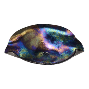 Vintage Joyce Doiron Iridescent Art Glass Bowl