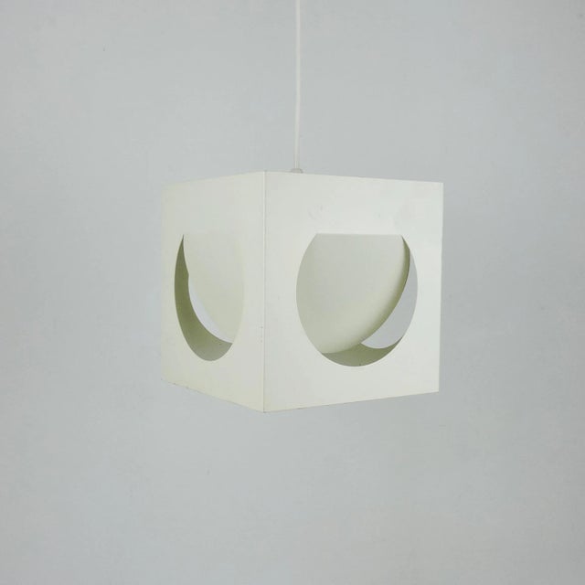Mid-Century Finnish Geometric Pendant Lamp by Shogo Suzuki for Stockmann-Orno, 1960s For Sale - Image 6 of 9