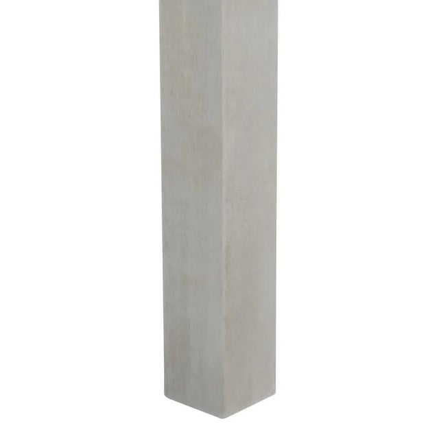 Classic construction is given a contemporary update in this outdoor Aquina Dining Set. Aquina’s Parsons style grey acacia...