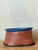 Terra Cotta Vintage Boho Studio Pottery Oval Bowl For Sale - Image 8 of 9