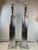 Silver Art Deco Revival Wood Torches - a Pair For Sale - Image 8 of 11