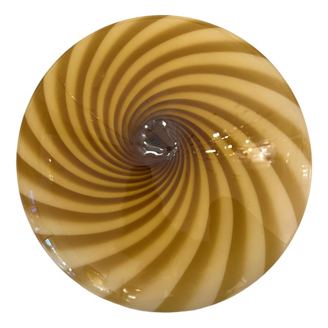 Italian Milky-White and Green Swirls Murano Glass Wall Sconce by Simoeng For Sale