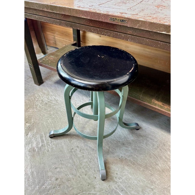 1930's a.s. Aloe Adjustable Medical Stool, St. Louis For Sale - Image 12 of 12