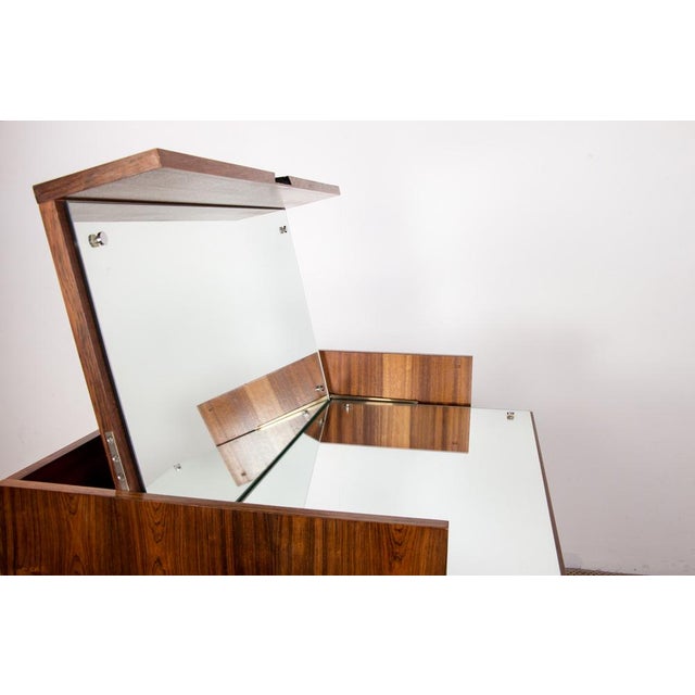 Large Santos Rosewood Dressing Table by Joseph André Motte Edition Charron, 1960s For Sale - Image 16 of 17