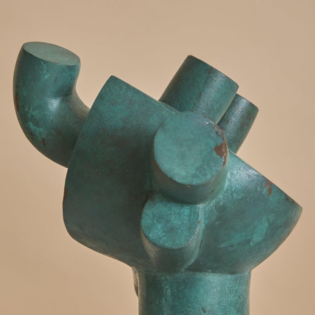 20th Century French Bronze Abstract Sculpture For Sale - Image 9 of 9