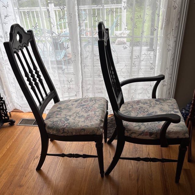 1950s Beautiful Pair of Holman Manufacturing Co. Oak Chairs For Sale - Image 4 of 8