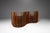 Contemporary Organic Modern "Isle D'Palm" Modular Sofa in Leather and Palm Wood Attributed to Pacific Green, Australia, Circa 2000s For Sale - Image 3 of 12