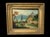 19th Century Biedermeier Picture Clock, Austria Rare early 1800's Picture Clock features a bucolic village scene in the...