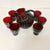 Early 20th C Antique Art Deco Boho Chic Ruby Red Glassware Set - 7 Pieces. For Sale - Image 4 of 18