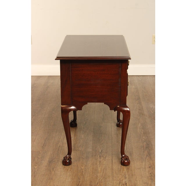 Henkel Harris SPNEA Chippendale Style Mahogany Lowboy For Sale - Image 11 of 13