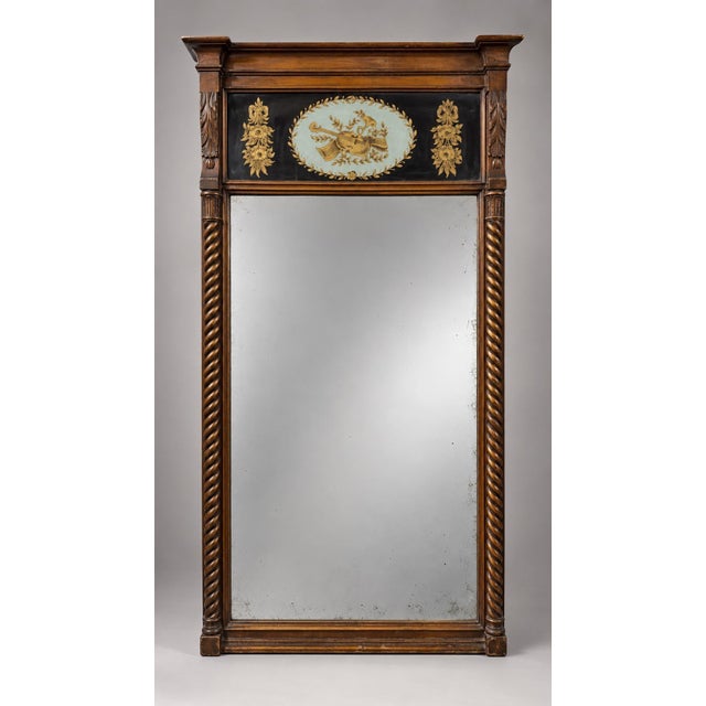 Late 19th Century English Regency Giltwood Pier Mirror For Sale - Image 4 of 6