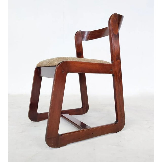 Wood Mid-Century Modern Chairs attributed to Mario Sabot, Italy, 1970s, Set of 4 For Sale - Image 7 of 9
