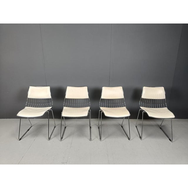 Dining Chairs by Rudi Verelst for Novalux, 1970s, Set of 4 For Sale - Image 3 of 12