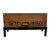 Early 20th C Leather Trunk Repurposed as a Coffee W Glass Top For Sale