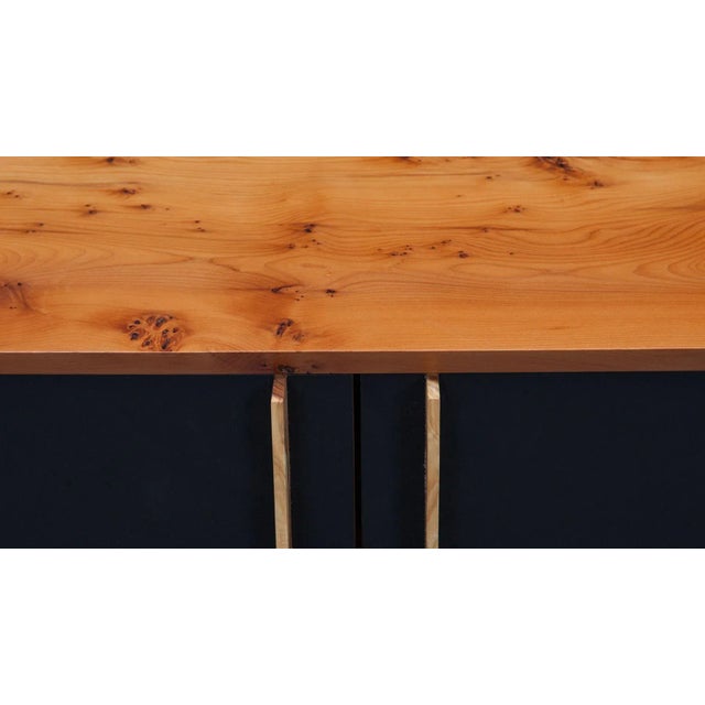 Black HPL and Yew Sideboard by Johannes Hock for Atelier Johannes Hock For Sale - Image 4 of 7