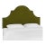 Halsted Headboard in Apple Green Classic Velvet, California King For Sale