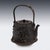 Antique Japanese Cast Iron Seiryudoa Carved Tetsubin Kettle, 1890s For Sale - Image 3 of 18