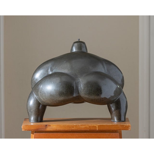 2000 - 2009 Large-Scale Signed Bronze "Sumo Wrestler" Sculpture, Signed Yuri, 2005 For Sale - Image 5 of 18