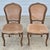 French 1980s Chateau d'Ax Louis XV Carved Walnut & Cocoa Velvet Dining Chairs, Assembled Set of 4 For Sale - Image 3 of 15