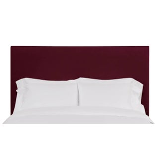 Hadley Twin Headboard, Wine Velvet For Sale