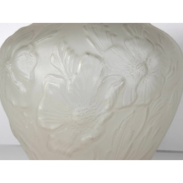 Tiffin Glass Poppies Satin Vase For Sale - Image 6 of 13