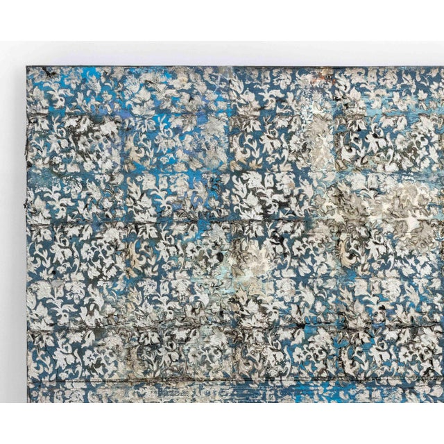 Hugo McCloud (American, b. 1980), Untitled (Abstract Composition), Aluminum foil, Aluminum coating, Tar, and Oil paint on...