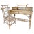 Mid-Century Hollywood Regency Bamboo & Rattan Pagoda Writing Desk and Chair Set - 2 Piece For Sale - Image 11 of 11