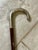 Early 19th Century 19th C. Georgian Sterling Crook Handled Walking Stick or Cane For Sale - Image 5 of 8