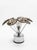 Mid-Century Chrome and Greenish-Grey Glass Bouquet Table Lamp, 1970s For Sale - Image 4 of 4