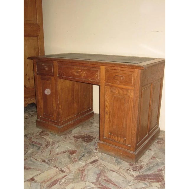 Vintage Chestnut Desk Chair, 1890s For Sale - Image 9 of 11