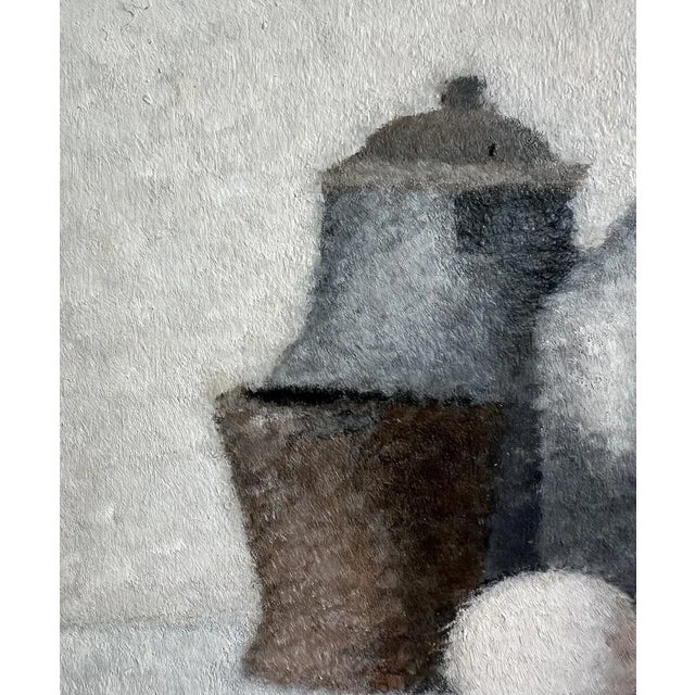 Edouard Arthur, L'oeuf, Oil on Canvas, Framed For Sale - Image 4 of 11