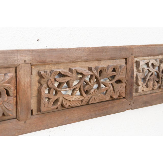 Wood Patina of Generations Asian Architectural Panel For Sale - Image 7 of 8