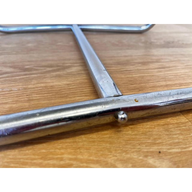 Wood Vintage Bauhaus Model B257 Chrome Chair by Émile Guillot, 1928 For Sale - Image 7 of 10