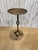 This is wonderful little Spanish made wrought iron drink table with an antiqued gold finish. Contemporary yet antique...