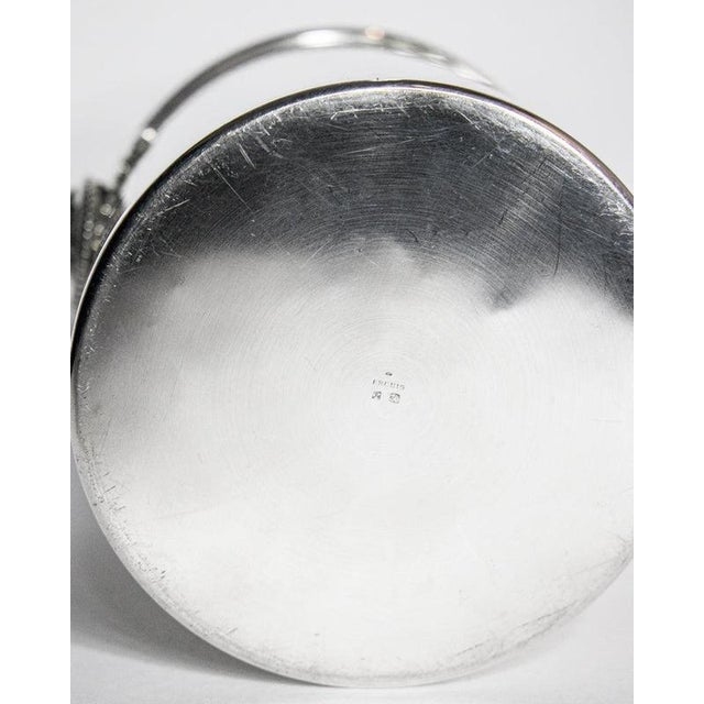 Silver Vintage Silver Plated Foo Dog Ice Bucket or Cooler For Sale - Image 8 of 10