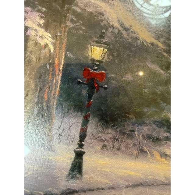 Thomas Kinkade "Placerville Victorian Christmas Iii" LTD Edition 209/495 Print, Signed For Sale - Image 9 of 12